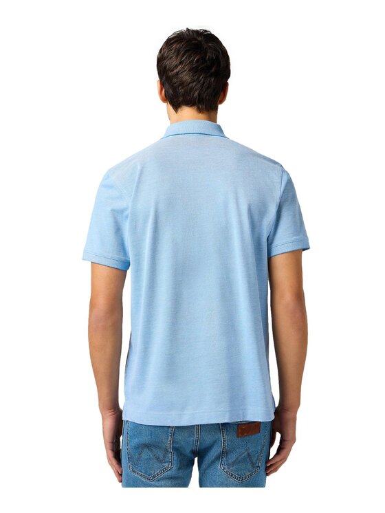 Wrangler Wrangler Polo 112362833 Niebieski Regular Fit
