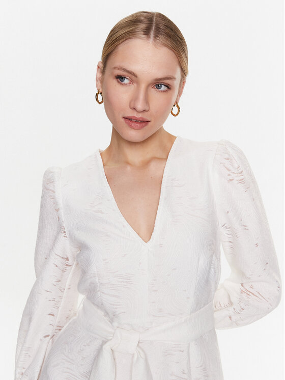 IVY OAK IVY OAK Poletna obleka Nicky IO1123S7557 Bela Regular Fit