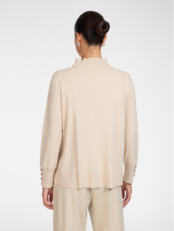 Elena Mirò Elena Mirò Maglione M039Z000800N002 Crema Regular Fit