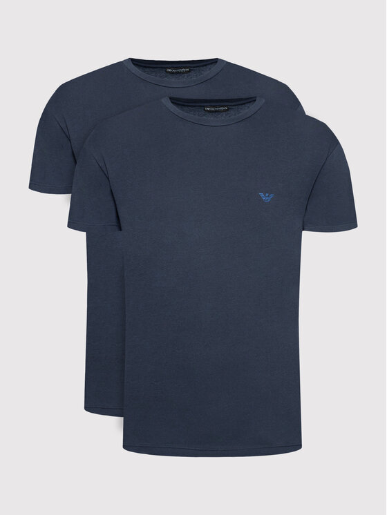 Emporio Armani Underwear 2 marškinėlių komplektas 111267 2R720 70835 Tamsiai mėlyna Regular Fit