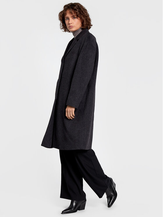 Calvin Klein Calvin Klein Wollmantel K20K204629 Grau Regular Fit