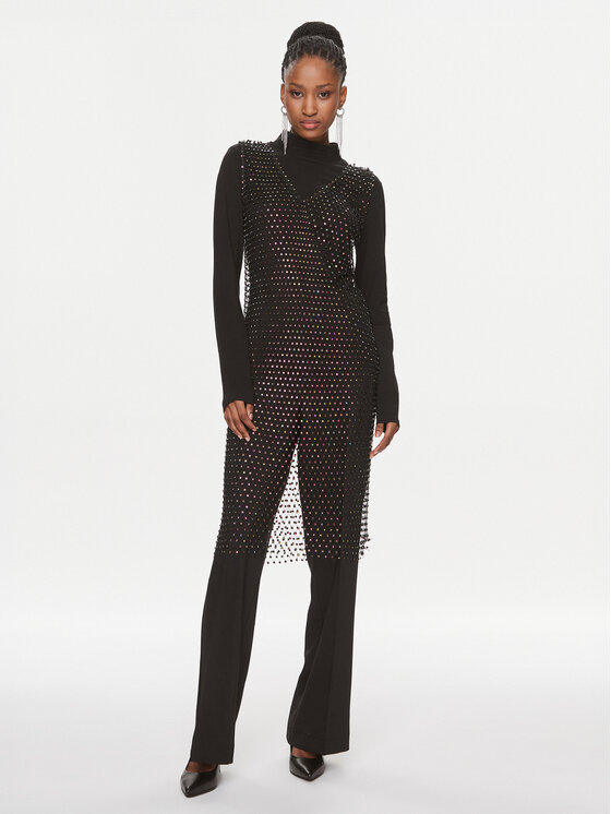 Herskind Herskind Rochie cocktail 4998986 Negru Regular Fit