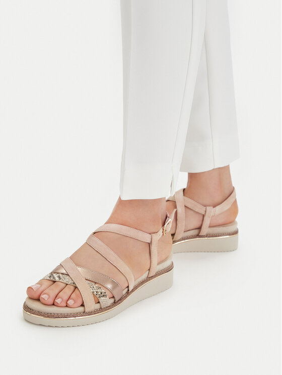 Tamaris Tamaris Sandály 1-28237-44 Krémová