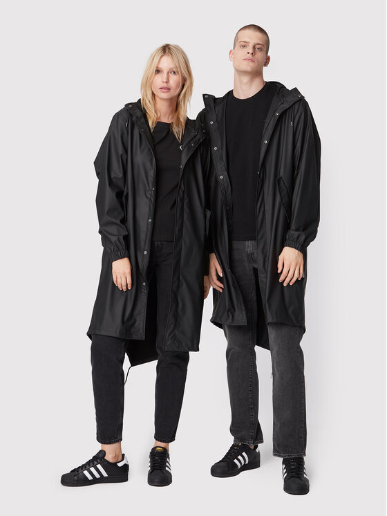 Rains Rains Parka Unisex 18140 Czarny Regular Fit