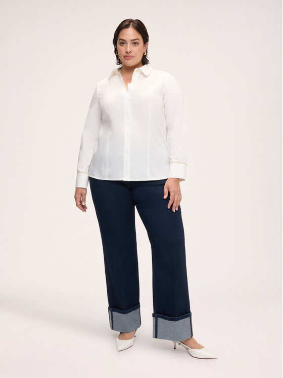 Fiorella Rubino Fiorella Rubino Camicia 5018T001533N011 Bianco Regular Fit