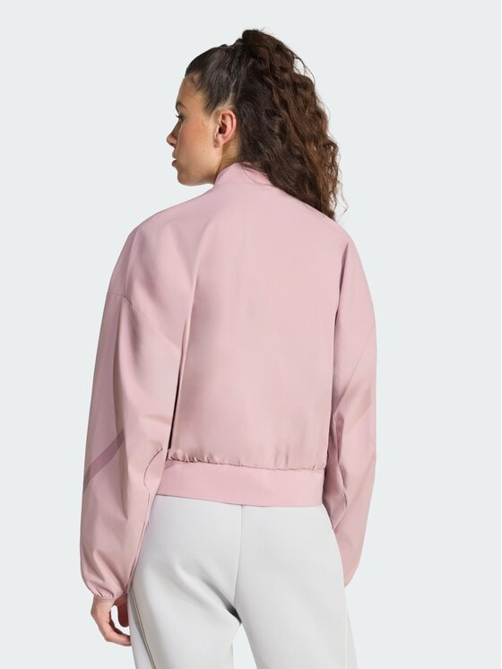 adidas adidas Kurtka bomber 165613 Fioletowy Loose Fit