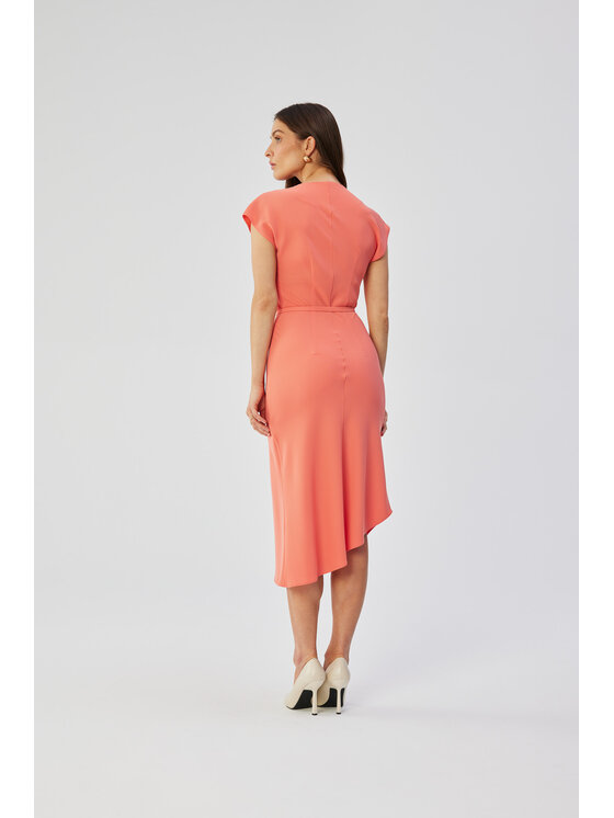 Stylove Stylove Večerní šaty S362 Oranžová Comfortable Fit