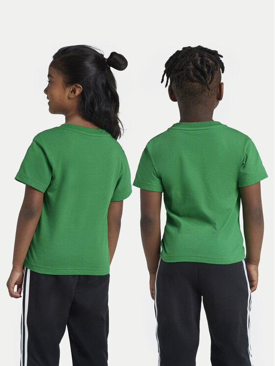 adidas adidas Marškinėliai adicolor Trefoil IY4013 Žalia Regular Fit