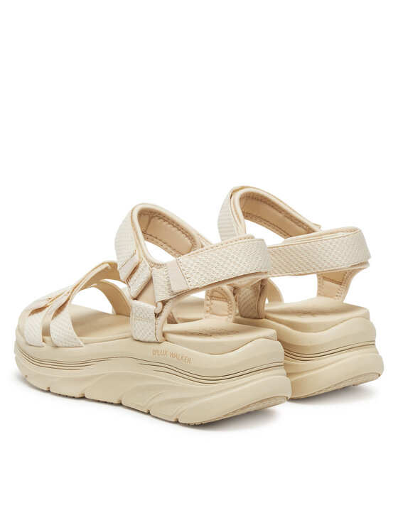 Skechers Skechers Sandały D'Lux Walker-Going-Out Vibes 119828/NAT Beżowy