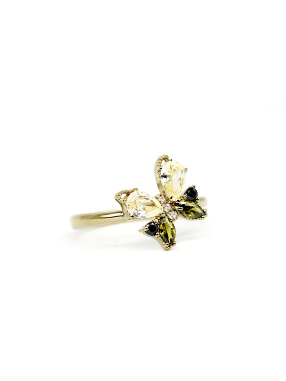 Leis Leis Anello Farfalla Gold Argento