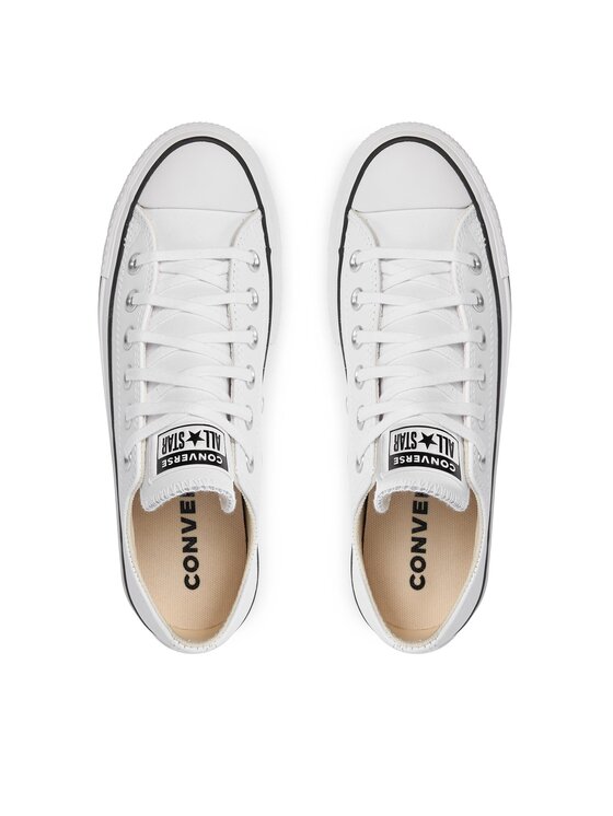 Converse Converse Tornacipő Chuck Taylor All Star Lift Clean Ox 561680C Fehér