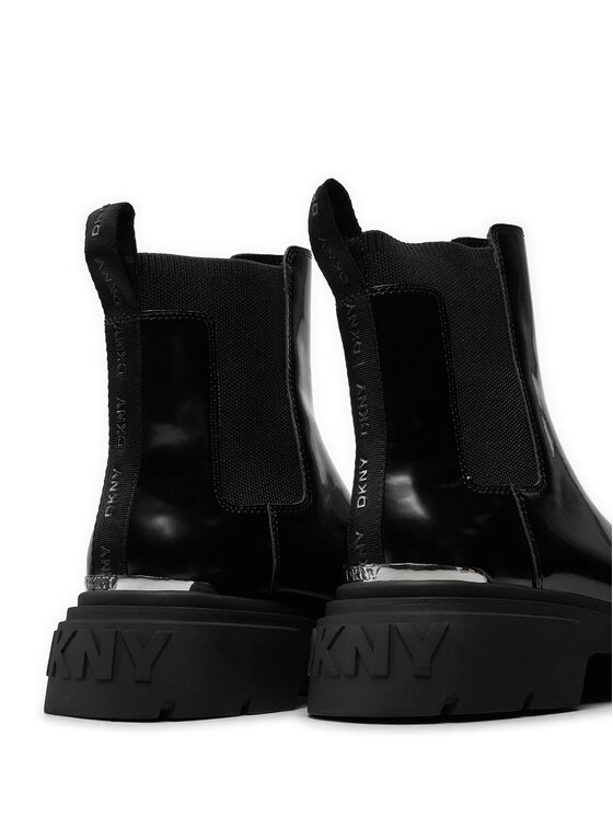 DKNY DKNY Kotníková obuv s elastickým prvkem Fenella K4400981 Černá