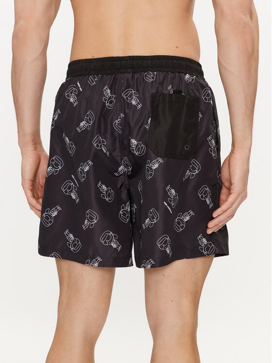 KARL LAGERFELD KARL LAGERFELD Pantaloni scurți de plajă 241M2217 Colorat Regular Fit