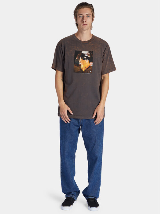 DC Shoes DC Shoes T-Shirt Heikkila Fs Nb Kttp ADYKT03218 Czarny Regular Fit