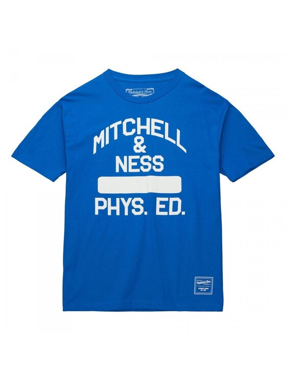 Mitchell & Ness Mitchell & Ness Tričko BRANDED T-SHIRT PHYS ED Modrá Regular Fit