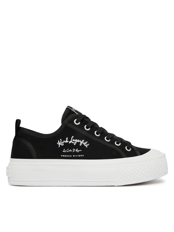 Sneakers KARL LAGERFELD Kampus Max V KL60516 Μαύρο