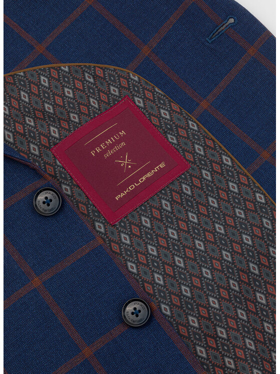 Pako Lorente Pako Lorente Marynarka P23SP-3X-008 Granatowy Slim Fit