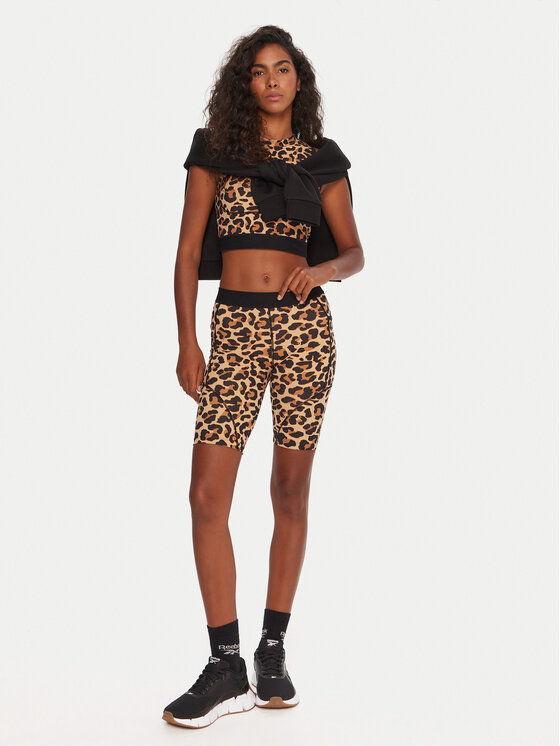 Reebok Reebok Sportiniai šortai Erica RK25159CCW Smėlio Slim Fit