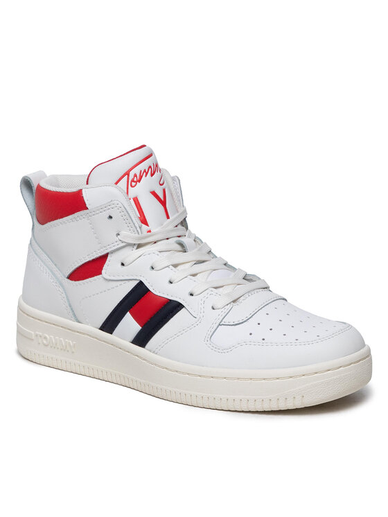 sneakersy tommy hilfiger city voyager chunky sneaker fw0fw04610 white ybs