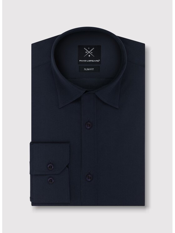 Pako Lorente Pako Lorente Koszula P24WF-1X-053 Granatowy Slim Fit