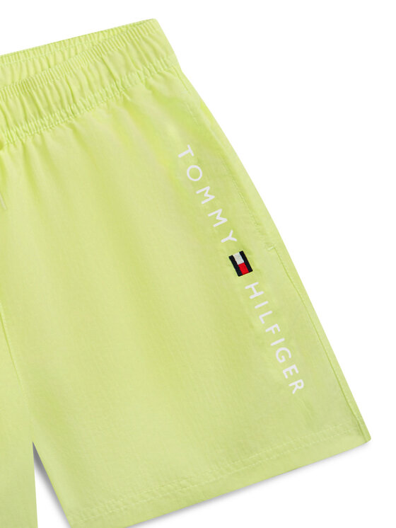 Tommy Hilfiger Tommy Hilfiger Pantaloni scurți pentru înot Original Logo Embroidery UB0UB00589 Galben deschis Regular Fit