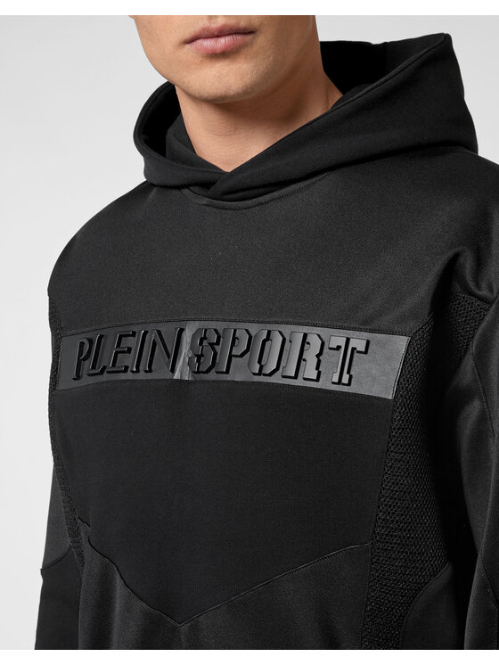 Plein Sport Plein Sport Bluza 1009 Czarny Regular Fit