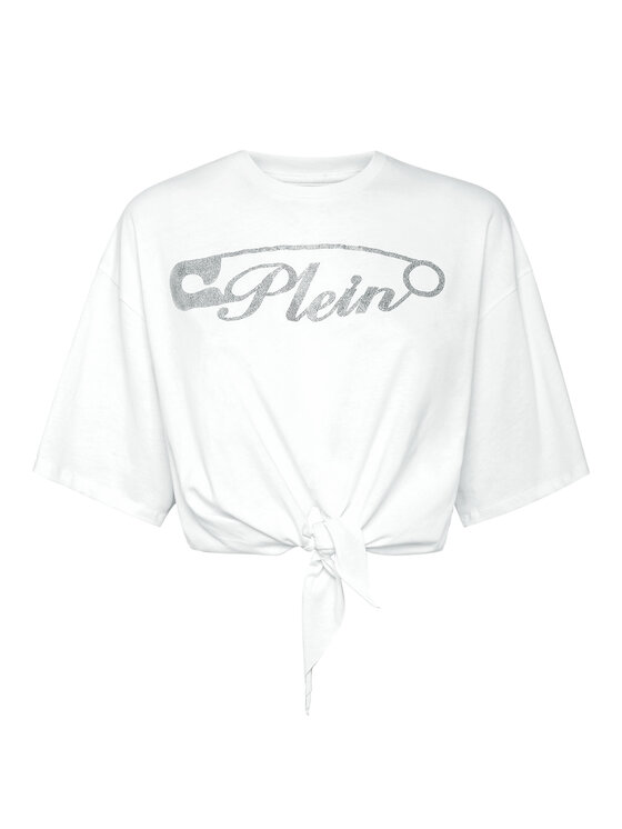 PHILIPP PLEIN PHILIPP PLEIN T-Shirt 23599 Biały Regular Fit