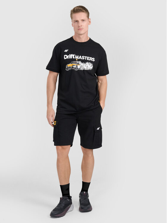 4F 4F T-Shirt TEAMWEAR Czarny Regular Fit