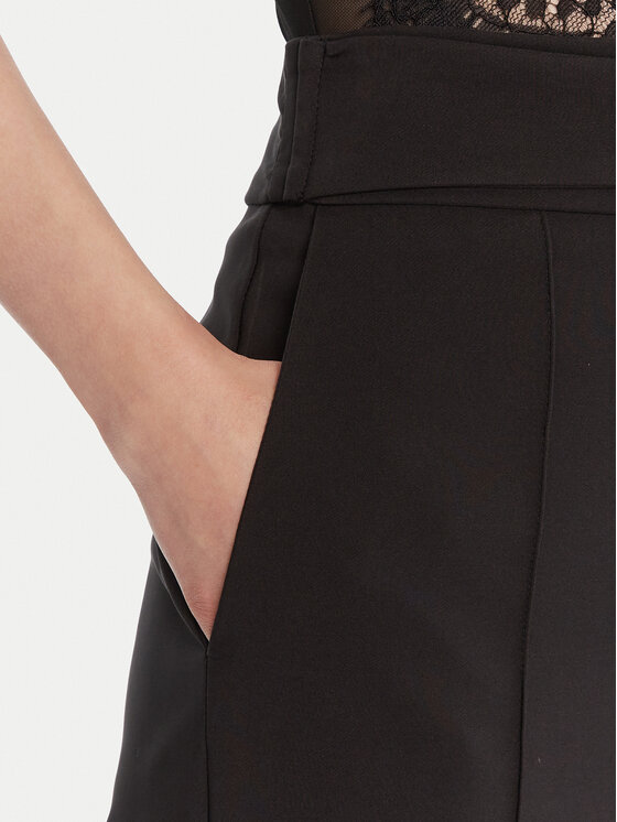 Rinascimento Rinascimento Pantaloni di tessuto CFC0126223003 Nero Regular Fit
