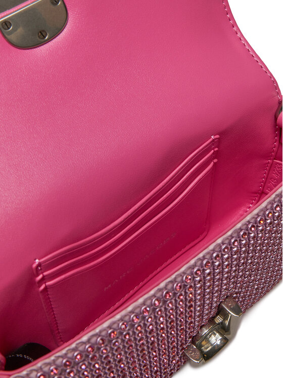 Marc Jacobs Marc Jacobs Torbica The Rhinestone J Marc Mini Shoulder Bag H912M06RE22 Ružičasta