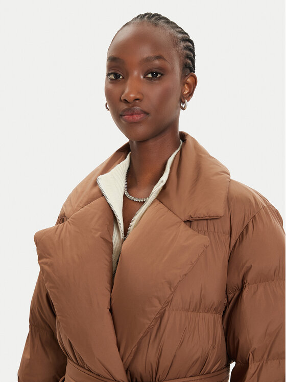 PINKO PINKO Kurtka zimowa Taccuino 103829 A0L5 Brązowy Regular Fit