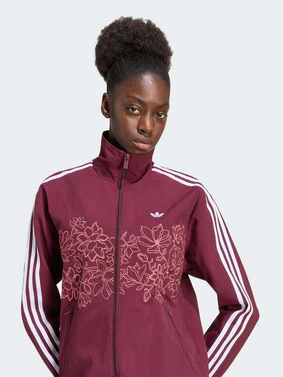 adidas adidas Top 168117 Bordowy Loose Fit