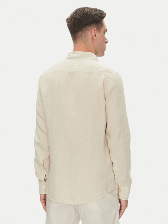 BOSS BOSS Marškiniai 50537381 Smėlio Regular Fit