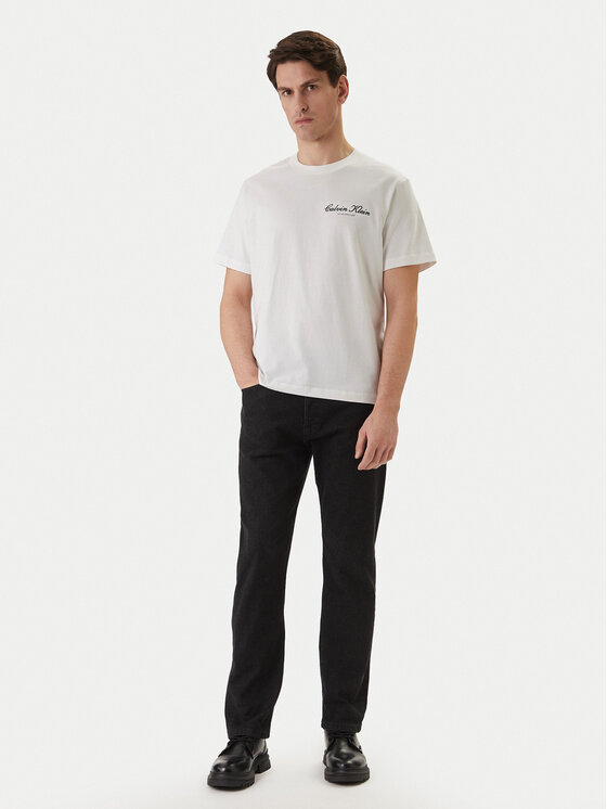 Calvin Klein Jeans Calvin Klein Jeans Majica LV04RF822G Bela Regular Fit