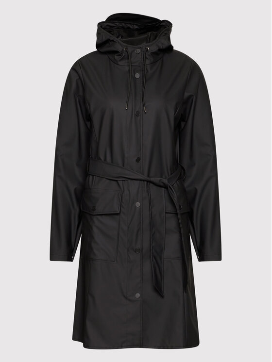 Rains Rains Geacă de ploaie 18130 Negru Regular Fit