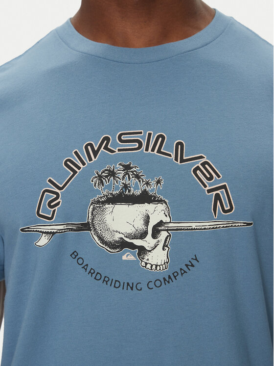 Quiksilver Quiksilver Tričko EQYZT08056 Modrá Regular Fit