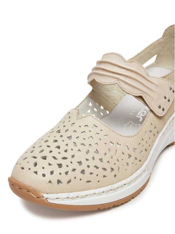 Rieker Rieker Halbschuhe N4382-60 Beige