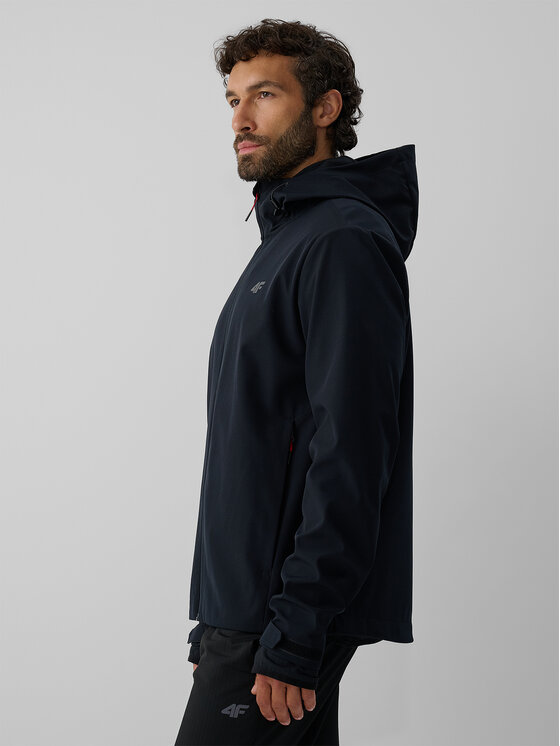 4F 4F Bunda pro přechodné období URBAN COMMUTER Černá Regular Fit