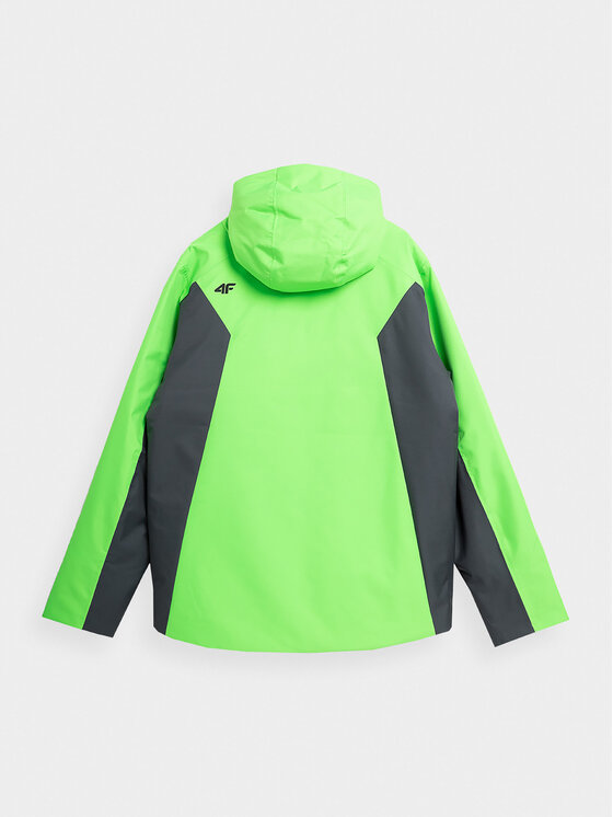4F 4F Skijacke 4FAW23TTJAM306 Grün Regular Fit