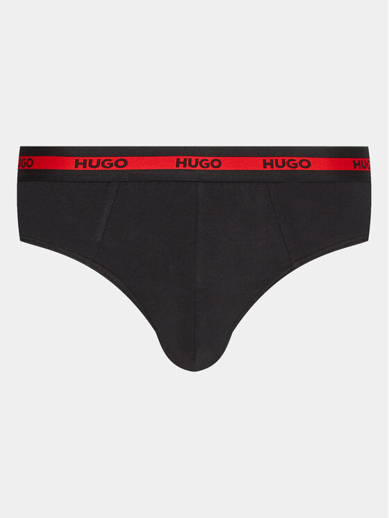 HUGO Hugo Set od 3 para muških slip gaća 50492378 Crna