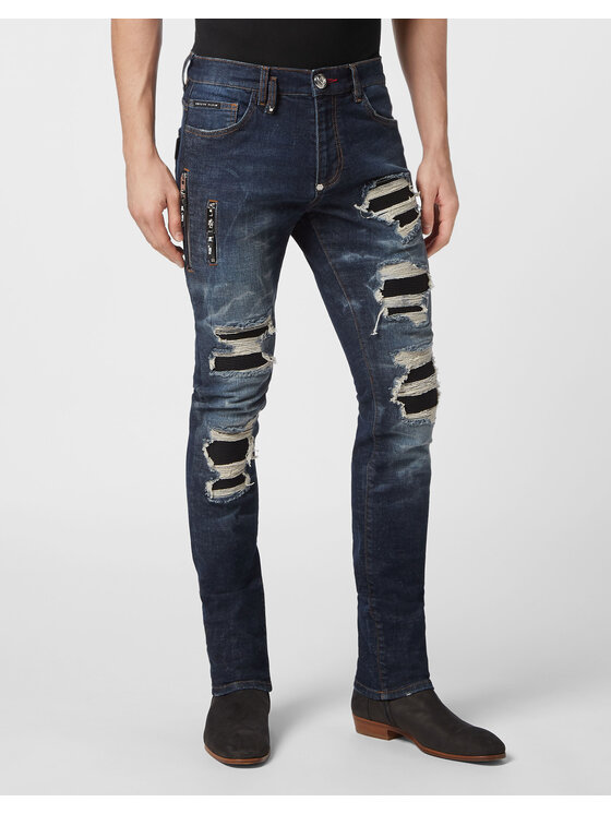 PHILIPP PLEIN PHILIPP PLEIN Jeansy 9215 Niebieski jasny Skinny Fit