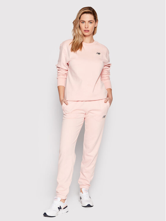 New Balance New Balance Суитшърт Unisex UT21501 Розов Relaxed Fit