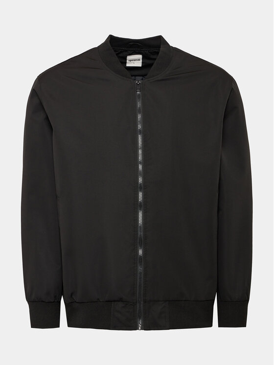 Sprandi Sprandi Kurtka bomber SP3-KUM001 Czarny Regular Fit