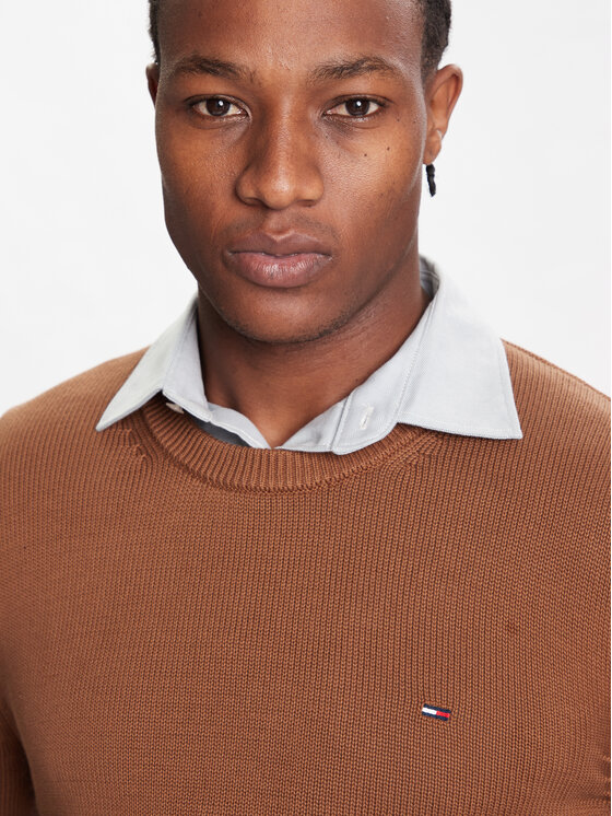 Tommy Jeans Tommy Jeans Pullover DM0DM21787 Braun Regular Fit