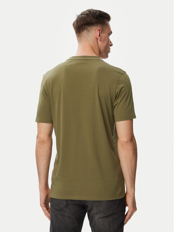 HUGO HUGO Тишърт Dulivio 50467556 Зелен Regular Fit