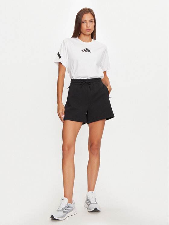 adidas adidas T-krekls Z.N.E. JE7857 Balts Regular Fit