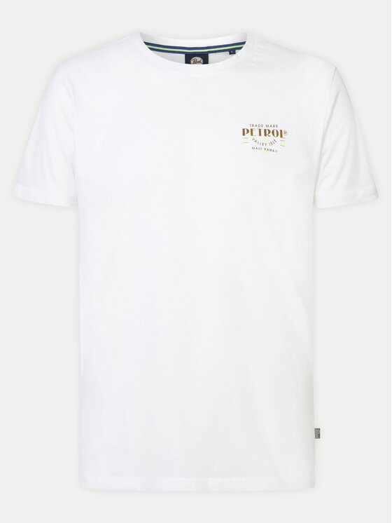 Petrol Industries Petrol Industries T-Shirt M-1040-TSR603 Biały Regular Fit