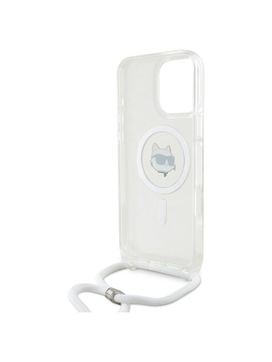 KARL LAGERFELD KARL LAGERFELD Etui na telefon IML Choupette Head & Cord Przezroczysty