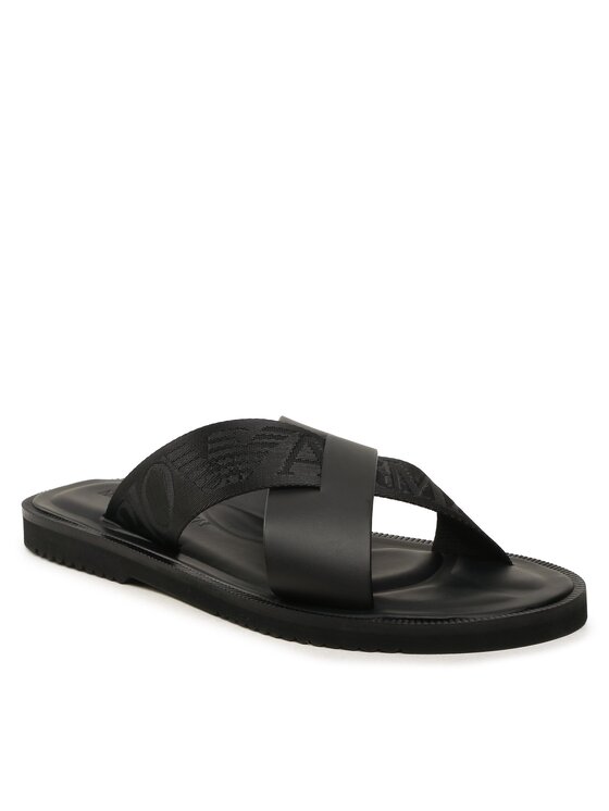Emporio Armani Emporio Armani Šlepetės X4P124 XN787 K001 Juoda