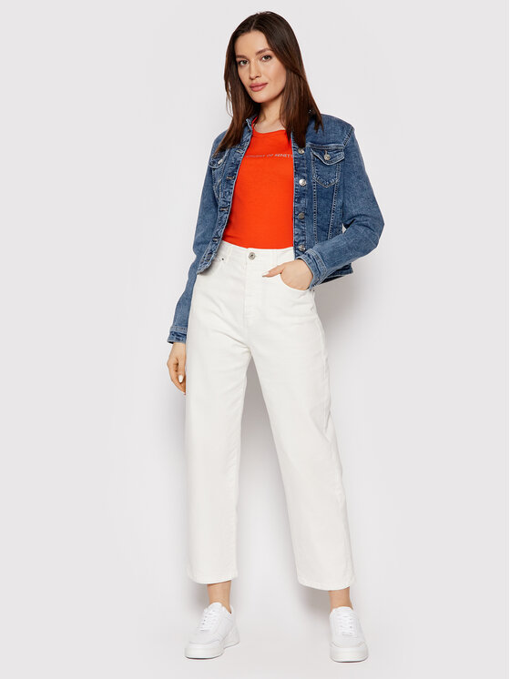 ONLY ONLY Jeans jakna Tia 15170682 Mornarsko modra Regular Fit